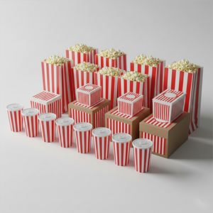 Bolsa de Papel para Palomitas de Maíz con Impresión de Logotipo Personalizado al por Mayor, a Prueba de Grasa, para Envasado de Alimentos - Product Image 3