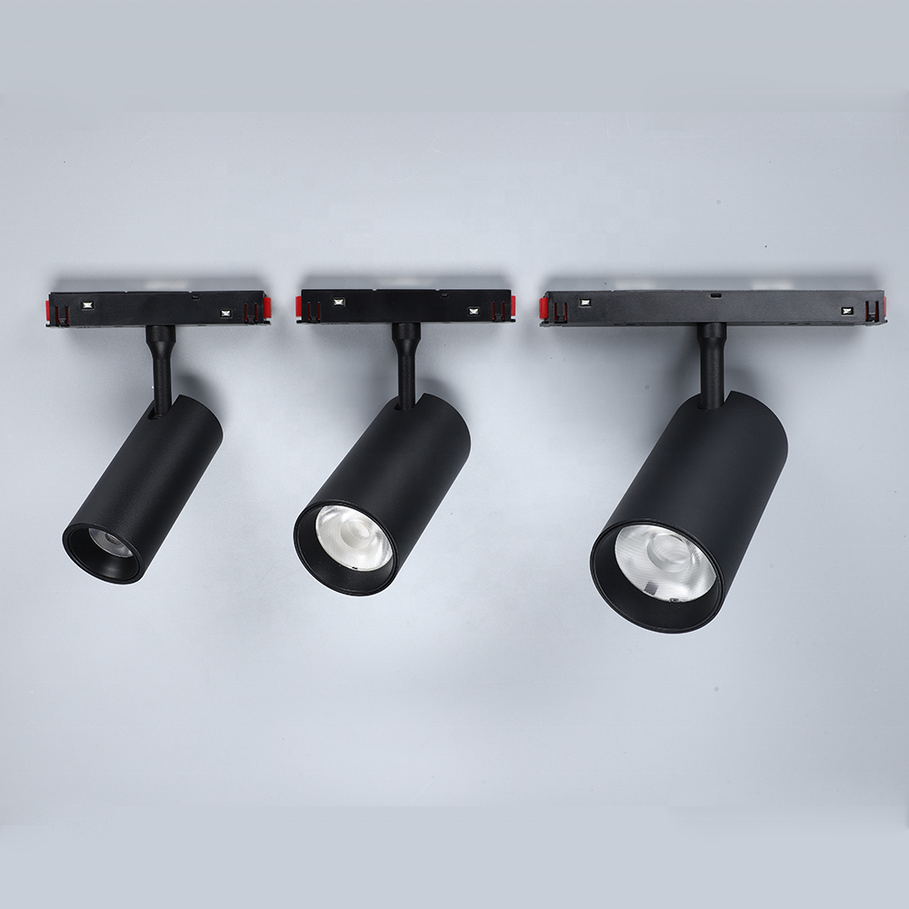 ERDU светодиодный Трековый светильник с магнитной направляющей 10 Вт линейный Трековый светильник аксессуар для выставочного зала низкое напряжение 48 В без мерцания