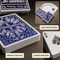 Baraja de Cartas de Póker Estándar de 54 Cartas con Impresión Personalizada y Caja de Papel para Juegos Familiares, Fiestas, Entretenimiento y Regalos
