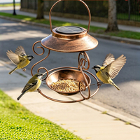 Mangeoire à oiseaux en fer pour l'extérieur, pour pigeons et oiseaux de compagnie