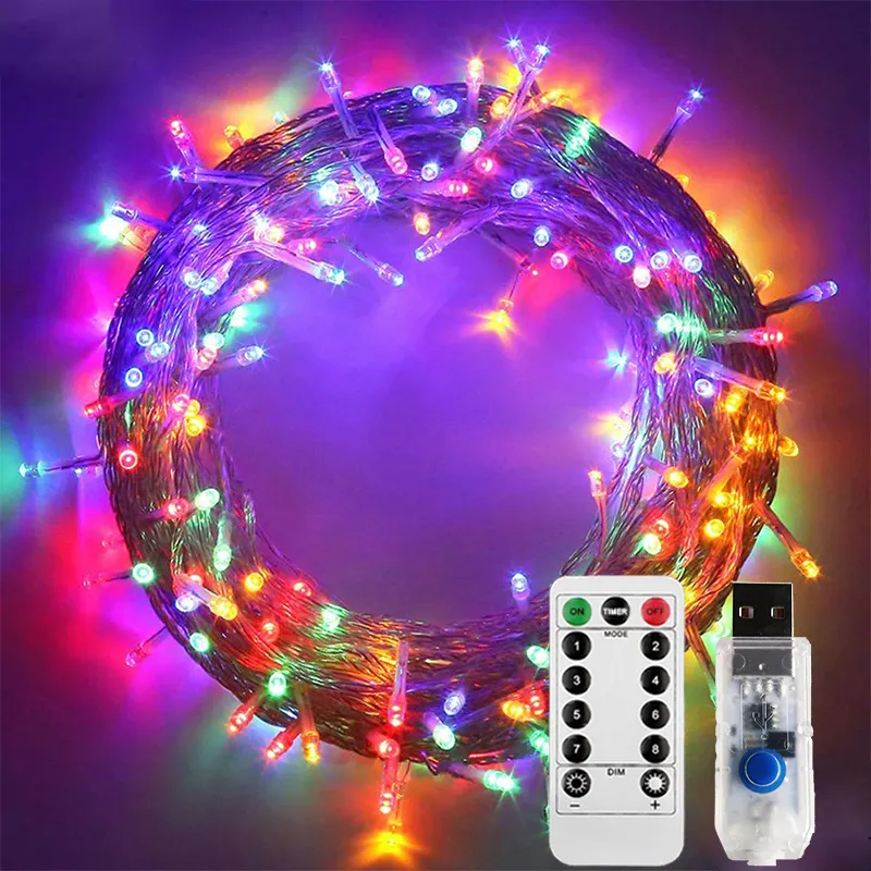 Valentine's Day Christmas lights High Quality Usb Series Led Beads Fairy String Light For Home Decorations