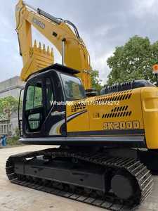 Excavatrice hydraulique d'occasion Kobelco Sk200d Sk200 de 20 tonnes d'origine japonaise, en bon état de fonctionnement - Product Image 2