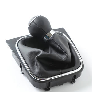 Couvre-levier de vitesses FUXIN en cuir 5/6 vitesses pour Volkswagen Golf, lavable - Product Image 4