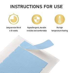 Ruban adhésif invisible transparent sans brillance, ruban adhésif double face résistant pour extensions de cheveux, adhésif pour perruque - Product Image 5