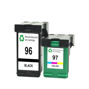 HESHUN C8767W C9363W compatible con <span class=keywords><strong>HP</strong></span> 96xl 97xl Deskjet 5740/5940/6520/6540/6620 impresora 96 97 96XL 97XL cartuchos de tinta Reman - Product Image 1
