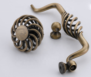 Cx076 punho moderno de gaveta do armário do armário da moda da europa do metal do zinco moderno - Product Image 6