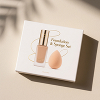 Boîtes d'emballage cosmétique personnalisées pour parfum Pinceau de maquillage Faux cils-Comprend l'impression UV par points de stratification mate pour les cadeaux