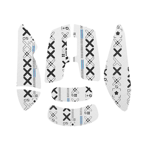 Autocollants pour souris de jeu Logitech M720, antidérapants, en daim/texteure de football, respirants, résistants à la transpiration, tampons en <span class=keywords><strong>alcool</strong></span>, installation facile - Product Image 5