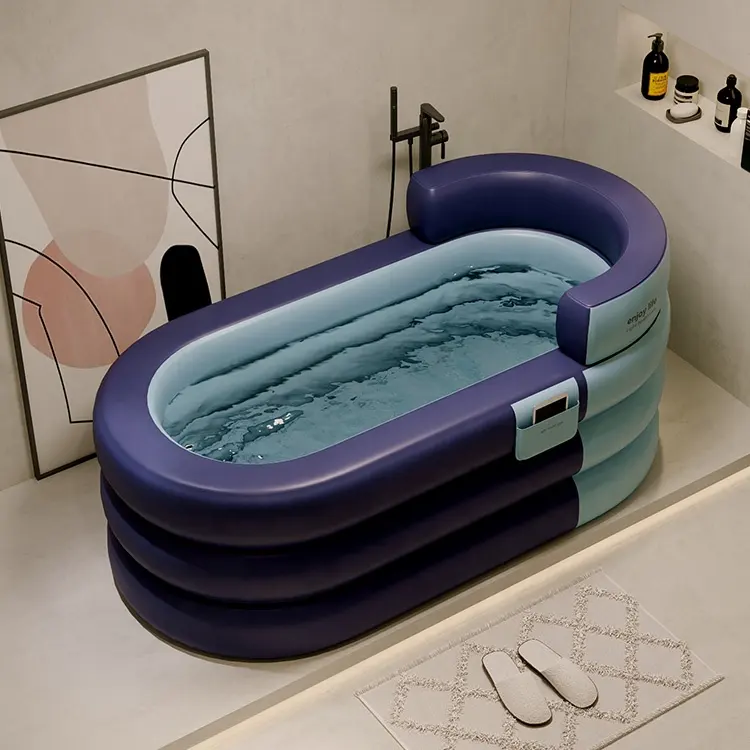 Hilite thân thiện với môi trường PVC Tím Be Inflatable bồn tắm Spa Bồn tắm bơm hơi cho người lớn