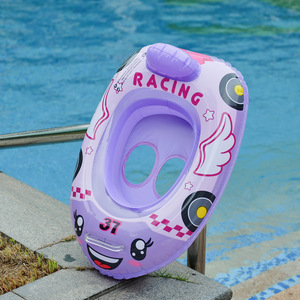 TANYOZHE Anillo de natación inflable de 60x45 cm con diseño de dibujos animados para uso en piscinas infantiles - Product Image 2