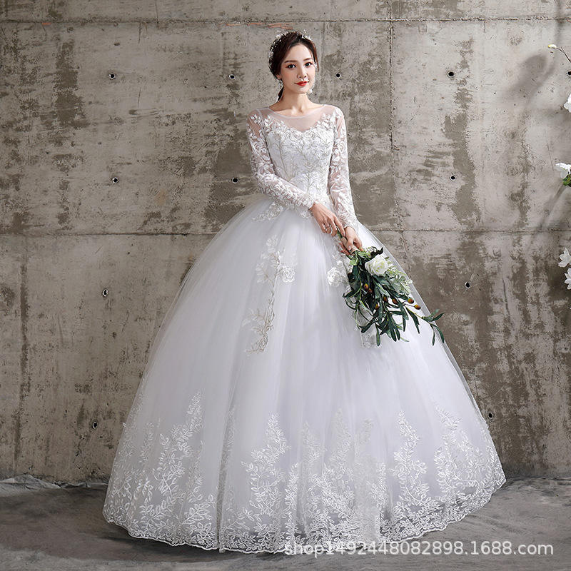 Wedding Gown Dress Simple Korea Korean Ball Gown Wedding