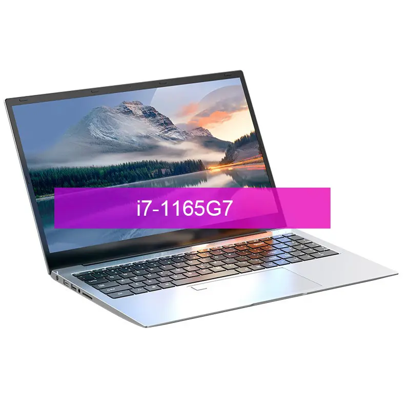 직접 판매 신뢰할 수있는 노트북 I7-1165G7 15.6 인치 1920*1080 16:9 512Gb Ssd 스토리지 Bt 4.0 코어 I7 새로운 컴퓨터 노트북 I7 노트북