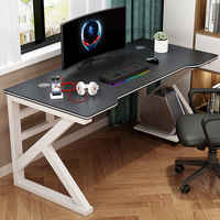 Table de jeu à cadre métallique Simple, bureau de jeu moderne Elites, Table de jeu en bois