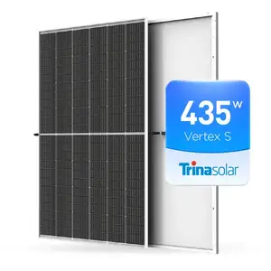欧盟股票Trina DE09R.08 415W 420W 425W 430W 435W光伏组件价格PERC半电池模型单太阳能电池板
