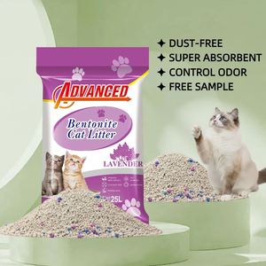 Arena para Gatos de Bentonita Premium Ecológica con Carbón Activado para Control de Olores, 20 kg, en Forma de Bola, Fuerte Aglutinación - Product Image 1