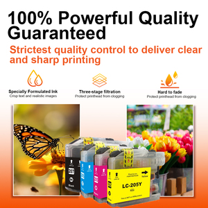 Cartuccia d'inchiostro a colori compatibile Topjet LC205 LC205XXL 205 207 LC207 LC207XXL <span class=keywords><strong>per</strong></span> <span class=keywords><strong>stampanti</strong></span> Brother MFC-J4620DW DCP-J4120DW - Product Image 4