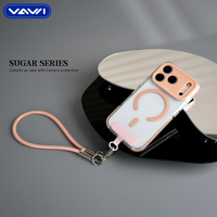 VAWI V-P06 Série Candy en gros, Étui de téléphone avec cordon de suspension externe pour iPhone 17 Pro Max Air
