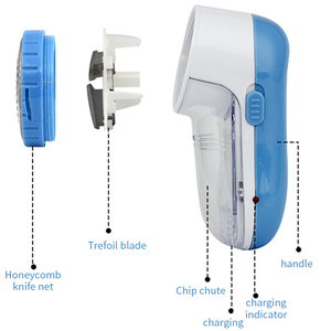Mini rasoir anti-bouloches électrique portable à triple lame rechargeable USB pour voiture et camping-car, protection efficace pour tissus et pulls - Product Image 2