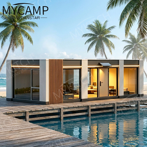 Casa Contenedor Prefabricada Modular Moderna Tipo Cápsula Espacial con Vidrio y Acero Inoxidable para Uso en Hogar, Hotel, Oficina y Campamento - Product Image 3