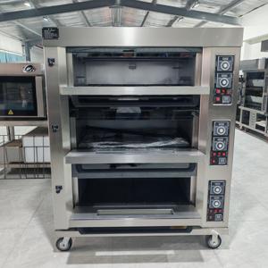 Horno Industrial de Acero Inoxidable a Gas de 3 Niveles y 6 Bandejas para Panadería, Restaurante, Tienda de Alimentos, Máquinas Automáticas para Hacer Pan y Baguettes - Product Image 5
