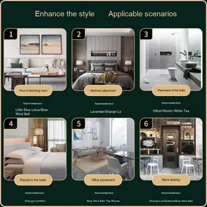 Vidrio sin fuego de larga duración para juego de difusor de caña Aceite esencial de aromaterapia para el hogar y el <span class=keywords><strong>hotel</strong></span> Producto de calidad premium - Product Image 4