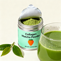 Poudre de matcha rose personnalisée, poudre de fruit du dragon rouge, poudre de betterave, poudre de matcha rose