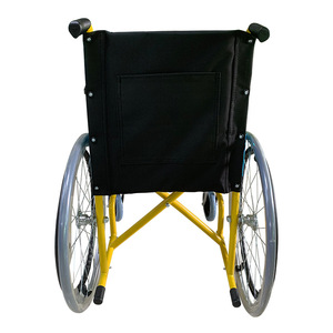Silla de ruedas manual HJK-W809BR-38 plegable, ligera, con recubrimiento en polvo, para ancianos y personas con discapacidad, ayuda para la movilidad. - Product Image 3