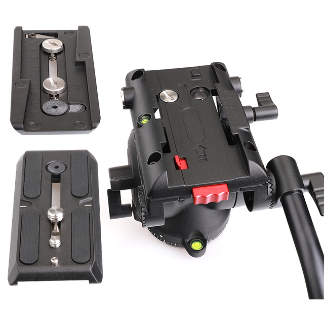 High Quality Professional Heavy-Duty Aluminum Alloy Tripod Fluid Ball Head for Video Camera Digital Camera Mobile Phone Wireless