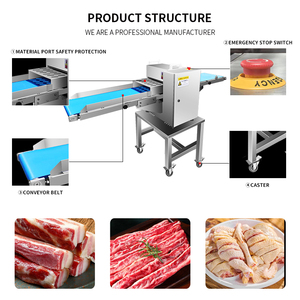เครื่องตัด<span class=keywords><strong>อกไก่</strong></span>อัตโนมัติเต็มรูปแบบ เครื่องตัดเนื้อหมู เนื้อวัว ปลาเป็นเส้น เครื่องหั่นอกไก่ - Product Image 3