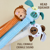 Jouet à mâcher pour chien mignon - Durable, portable, couineur, interactif, en matériau sûr, pour l'entraînement et l'utilisation quotidienne en intérieur