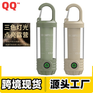 Camping Lantern <b>Led</b> Rechargeable Warm White Light Portable Outdoor Emergency Mini Retro <b>Flashlight</b> For Tent Use - Product Image 3