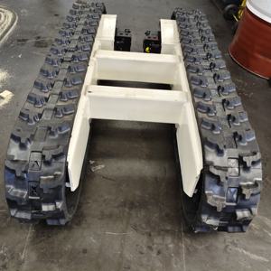 Mini telaio cingolato da 1 tonnellata di gomma da 2 tonnellate con motore idraulico cingolato per piccole attrezzature di perforazione - Product Image 5