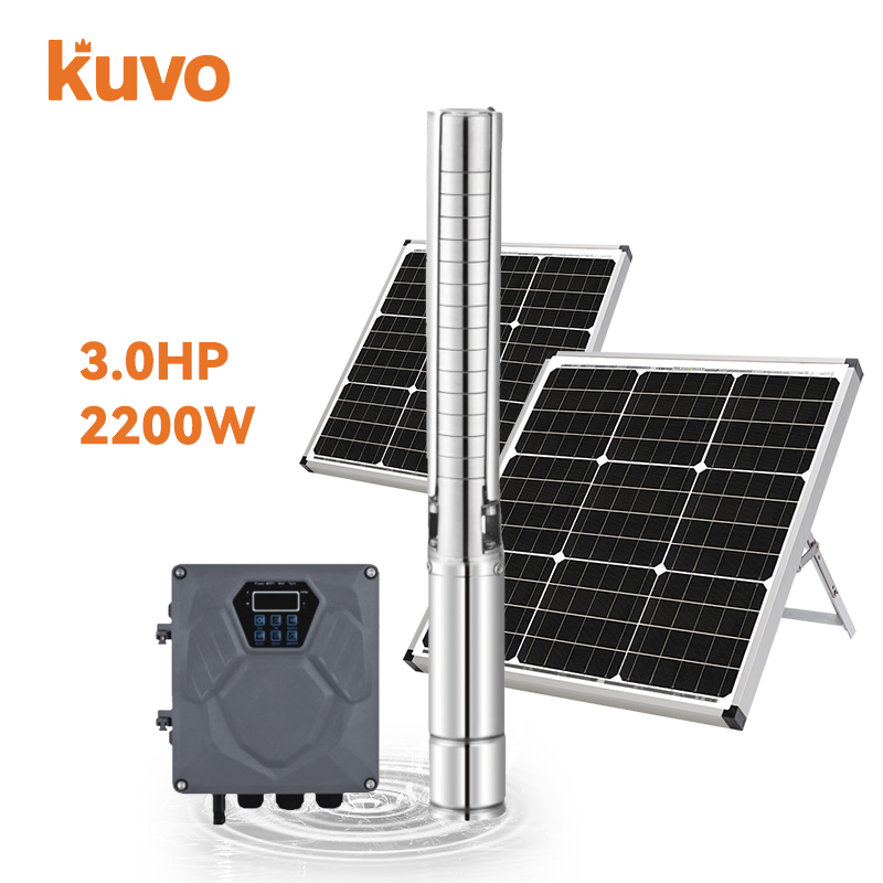 Pompe Solaire Immergée 3HP 2200W – WBS Pump – HMT 150m – 7,5 M³/h