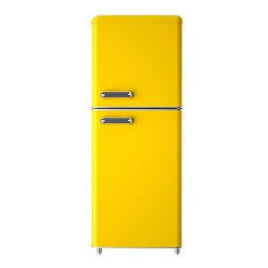 Refrigerador BCD-142C de Doble Puerta, Estilo Retro <span class=keywords><strong>Vintage</strong></span>, con Congelador Superior, Pequeño, Colorido, con Funciones Inteligentes de Refrigeración y Congelación - Product Image 3