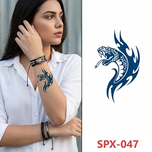 <span class=keywords><strong>สัก</strong></span>ลายชั่วคราวแบบกึ่งถาวร ลายเหมือนจริง ติดทนนาน 2 สัปดาห์ กันน้ำ ปลอดภัยต่อผิว ใช้หมึกจากน้ำผลไม้ ขายส่ง - Product Image 4
