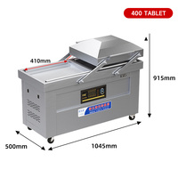 Scelleuse sous vide numérique semi-automatique à double chambre électrique robuste Shengt DZ-400-2S 220V/380V Garantie 1 an