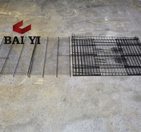 4 coins Basics Réglable Pliable Métal Exercice Pet Play Pen Pet Pet Playpen pour Chiens Chiot Pet Playpen chat playpen chiot play pen