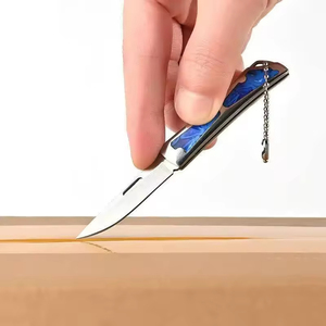 Mini folding knife portable pocket household fruit knife <b>small</b> folding pening packages and unboxing portable knife - Product Image 2