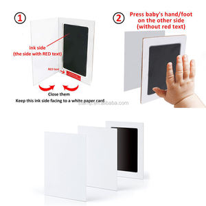 Confezione regalo Handprint Clay Footprint Clay Letters ink pad neonato Handprint o Footprint print Ink Pad - Product Image 3