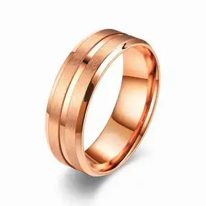 แหวนสแตนเลสสำหรับผู้ชายขนาด8มม. แหวนสแตนเลสพร้อมโปรโมชั่นสำหรับเป็นของขวัญ