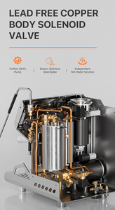 เครื่องชงกาแฟเอสเพรสโซ่ Stealng Cafetera <span class=keywords><strong>Express</strong></span> รุ่นเชิงพาณิชย์แบบอิตาลี พร้อมเครื่องบดในตัว - Product Image 5