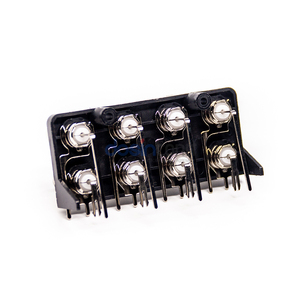 Connettore BNC Jack femmina ad angolo retto 2*4 vie porte per montaggio PCB attraverso connettore coassiale bn - Product Image 5