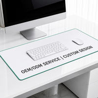Tapis de souris XXL personnalisé avec logo IDeskMat, surface ultra-lisse, sublimation, pour ordinateurs portables et postes de travail