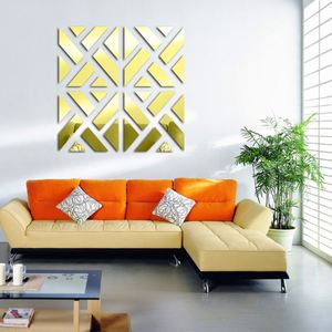 New <b>Wall</b> Stickers Big 3d Decorative Stickers Living Home Modern Acrylic Large <b>Mirror</b> Pattern Surface Diy Real - Product Image 4
