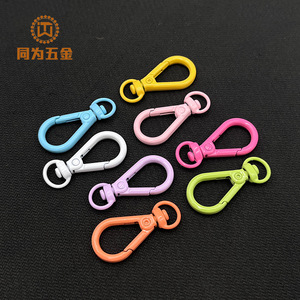 Mosquetón de Aleación de Zinc de Color Personalizado, Accesorio para Llavero, Gancho Giratorio Duradero de Estilo Minimalista para Muñecas DIY y - Product Image 2