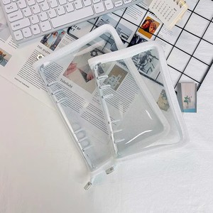 Customize A6 Zipper Binder Heavy Duty Card Sleeves Glitter <strong>6</strong> Ring Loose Leaf Refillable Binder Journal Soft Covers/ <strong>Notebook</strong> - Product Image 4