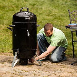 Cross Border Enamel 18 Inch Smoking Oven Multifunctional 3 In 1 Outdoor Camping Grilling Oven - Product Image 1