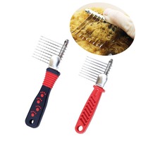 Vente en gros 8 en 1 coupe-ongles professionnel complet pour animaux de compagnie gant peigne poils longs chien démêlage lisseur brosse Kit de toilettage