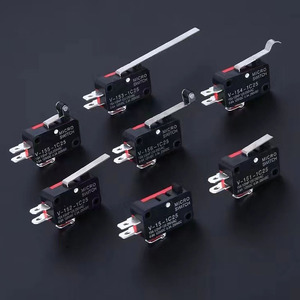 สวิตช์ไมโคร KW4a(s) แบบ 2/3 ขา DIP สีดำ สวิตช์แบบกดติดปล่อยดับ พร้อมปุ่มกดสีแดง 5A 250V - Product Image 6