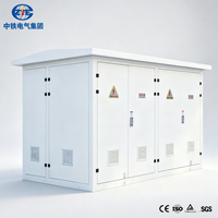 Subestación Tipo Caja, Ventilada y Prefabricada, para Parque Industrial, Equipo de Distribución de Energía para Redes Inteligentes